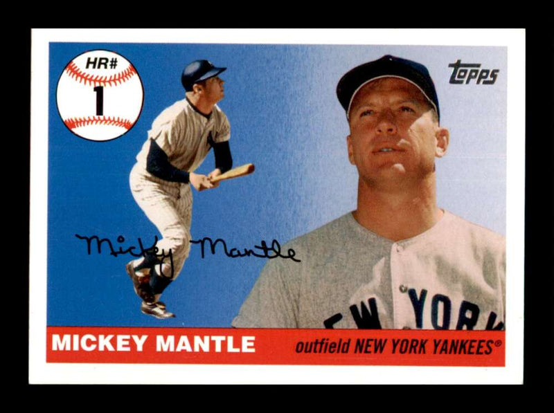 Load image into Gallery viewer, 2006 Topps Mickey Mantle Home Run History Mickey Mantle #MHR1 Image 1
