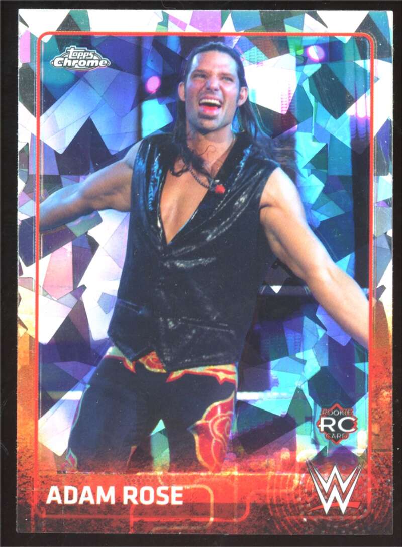 Load image into Gallery viewer, 2015 Topps Chrome WWE Atomic Refractor Adam Rose #1 Rookie RC Image 1
