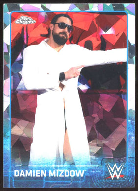 2015 Topps Chrome WWE Atomic Refractor Damien Mizdow 