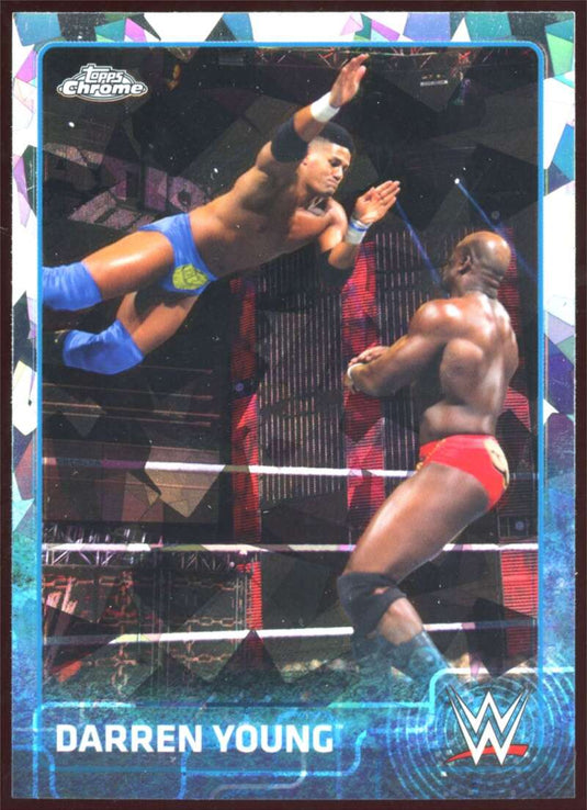 2015 Topps Chrome WWE Atomic Refractor Dannren Young 