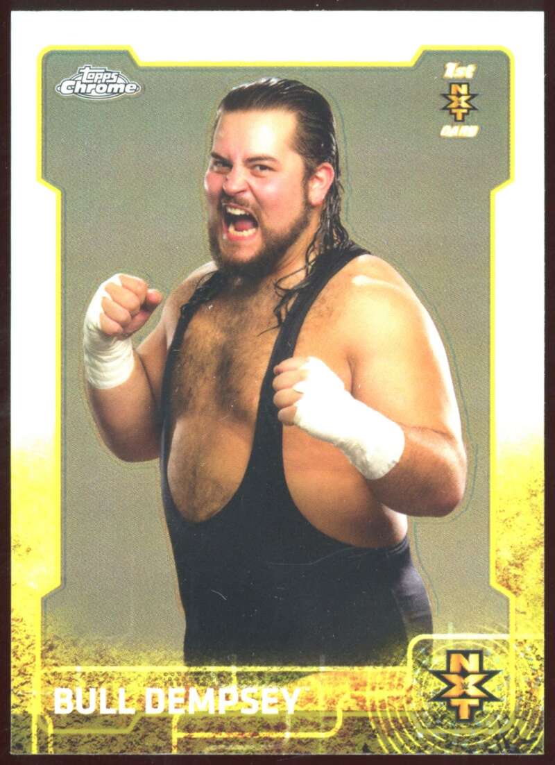 Load image into Gallery viewer, 2015 Topps Chrome WWE Refractor Bull Dempsey #94 Rookie RC Image 1
