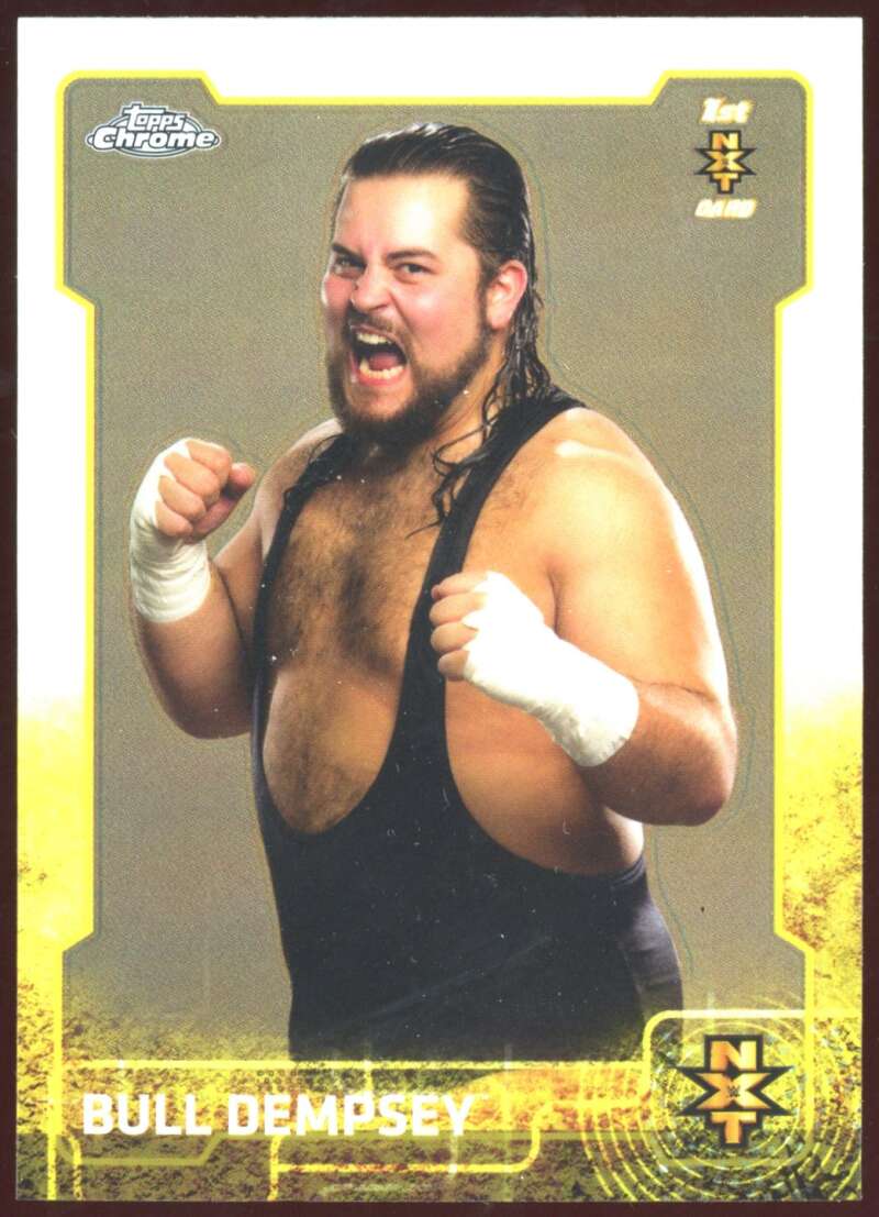 Load image into Gallery viewer, 2015 Topps Chrome WWE Refractor Bull Dempsey #94 Rookie RC Image 1
