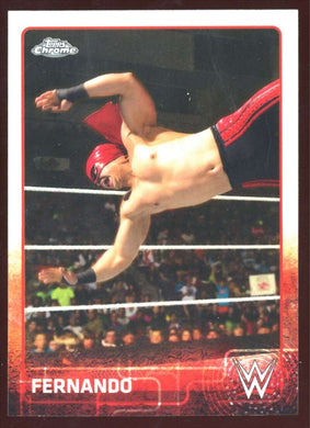 2015 Topps Chrome WWE Refractor Fernando 