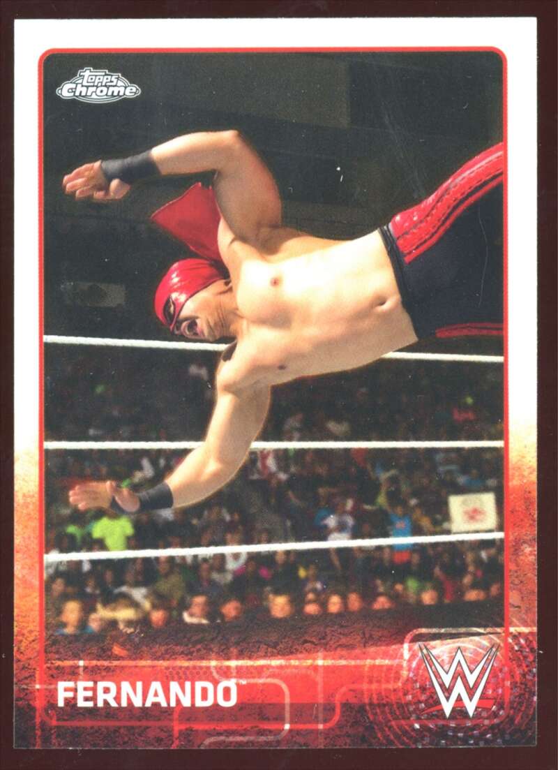 Load image into Gallery viewer, 2015 Topps Chrome WWE Refractor Fernando #30 Image 1
