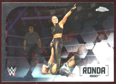 2020 Topps Chrome WWE Ronda Rousey 