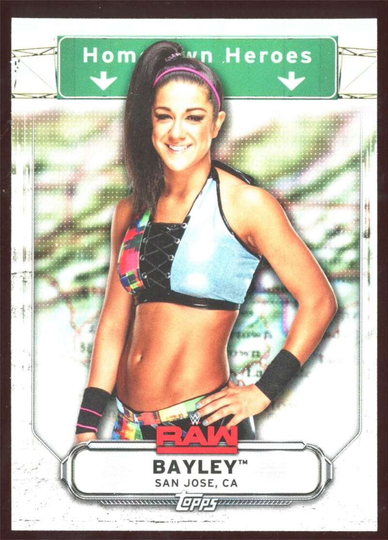 Load image into Gallery viewer, 2019 Topps WWE Raw Hometown Heroes Bayley #HH-4 Image 1
