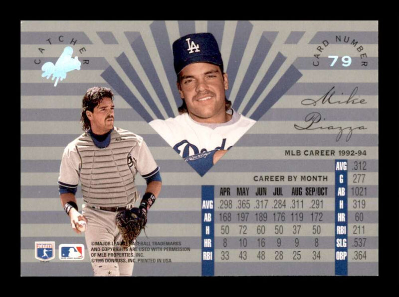 Load image into Gallery viewer, 1995 Leaf Limited Mike Piazza #79 Image 2
