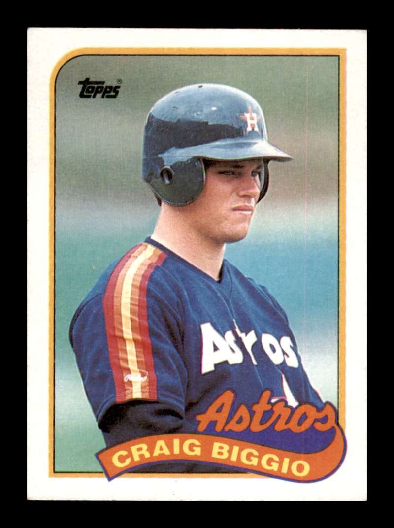 Load image into Gallery viewer, 1989 Topps Craig Biggio #49 Rookie RC Houston Astros Image 1
