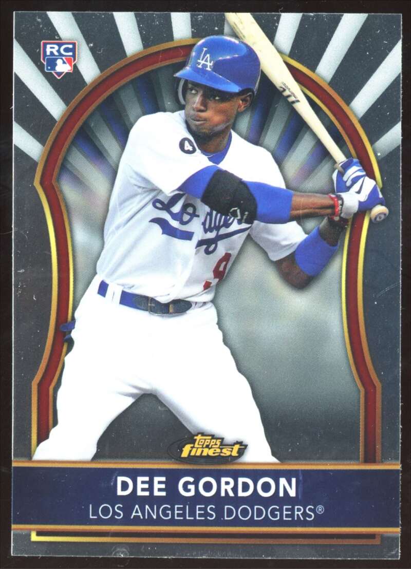 Load image into Gallery viewer, 2011 Topps Finest Dee Gordon #82 Rookie RC Image 1
