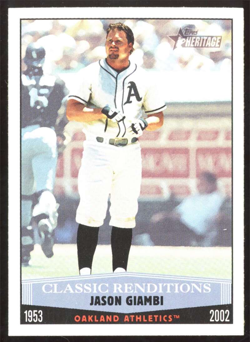 Load image into Gallery viewer, 2002 Topps Heritage Classic Renditions Jason Giambi #CR-4 Image 1
