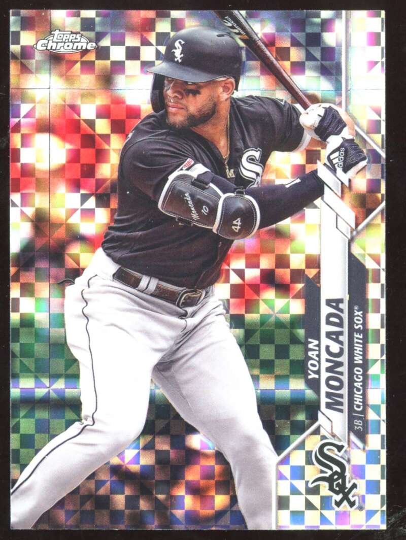 Load image into Gallery viewer, 2020 Topps Chrome X-Fractor Yoan Moncada #145 Parallel SP Image 1
