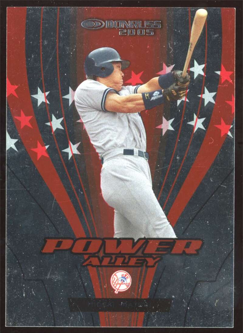 Load image into Gallery viewer, 2005 Donruss Power Alley Red Hideki Matsui #PA-8 /2500 Image 1
