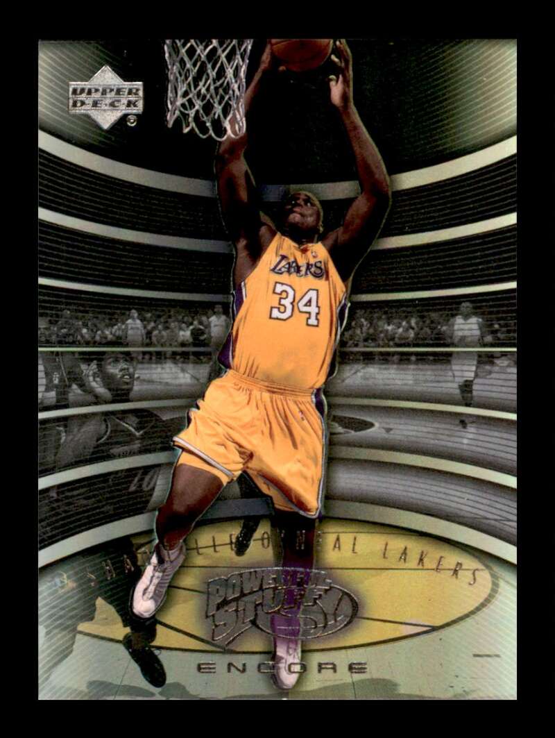 Load image into Gallery viewer, 2000-01 Upper Deck Encore Powerful Stuff Shaquille O&#39;Neal #PS6 Image 1
