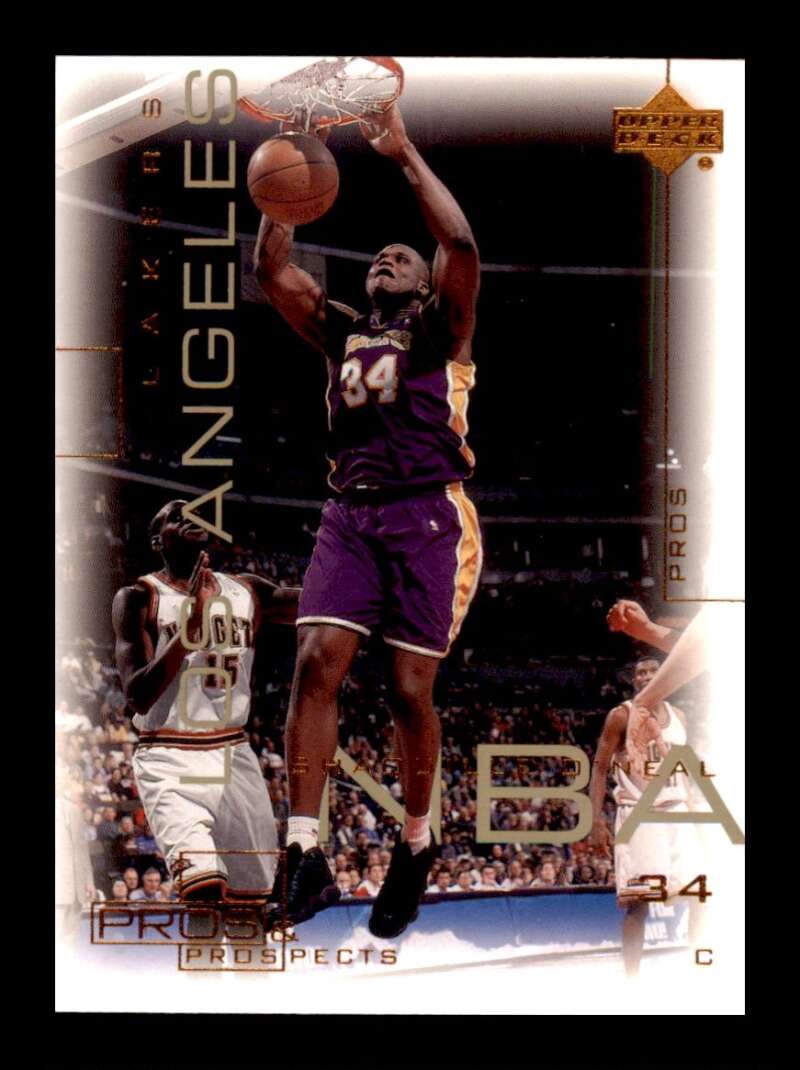 Load image into Gallery viewer, 2000-01 Upper Deck Pros and Prospects Shaquille O&#39;Neal #38 Image 1
