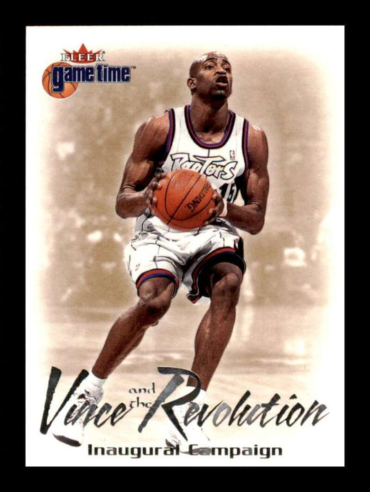 2000-01 Fleer Game Time Vince And The Revolution Vince Carter