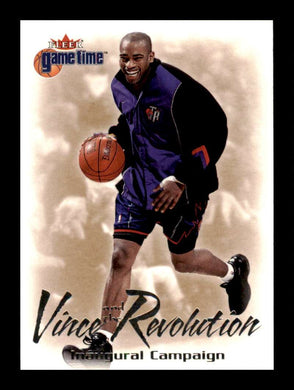 2000-01 Fleer Game Time Vince And The Revolution Vince Carter 