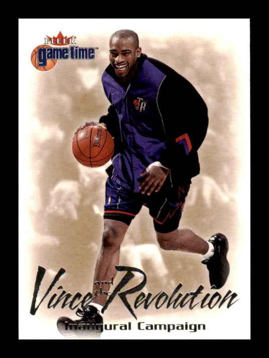 2000-01 Fleer Game Time Vince And The Revolution Vince Carter