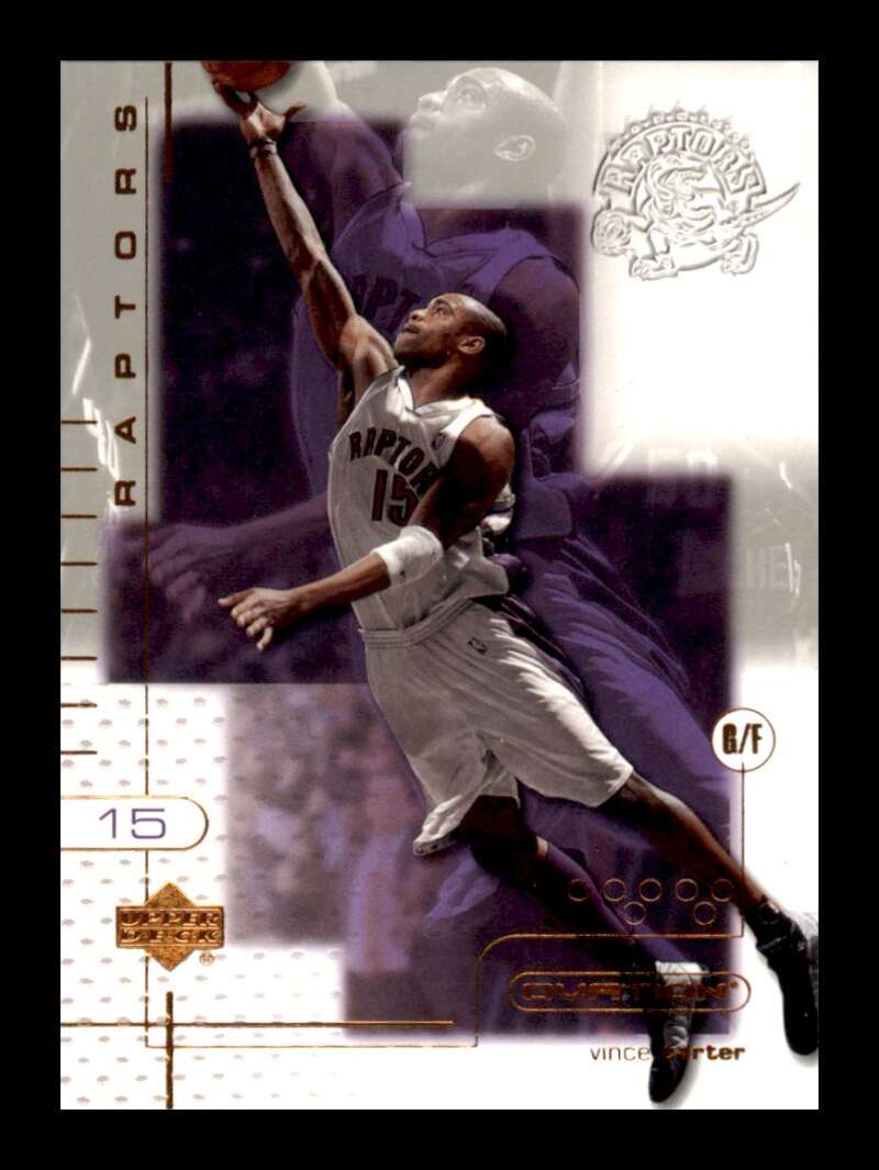 Load image into Gallery viewer, 2001-02 Upper Deck Ovation Vince Carter #82 Image 1
