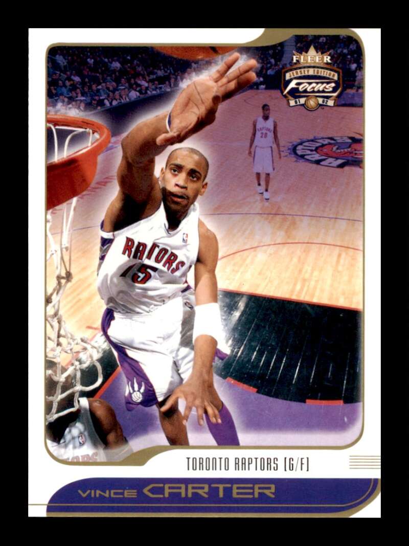 Load image into Gallery viewer, 2001-02 Fleer Focus Jersey Edition Vince Carter #1 Image 1
