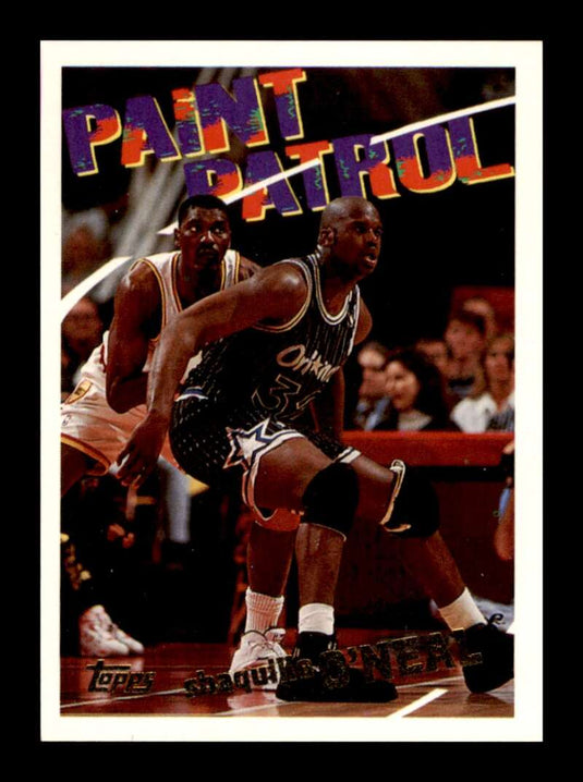 1994-95 Topps Paint Patrol Shaquille O'Neal 