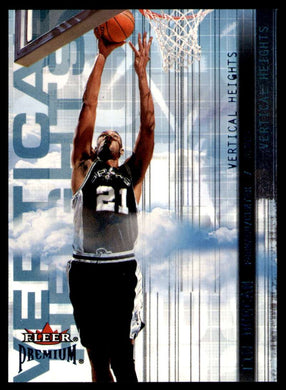 2001-02 Fleer Premium Vertical Heights Tim Duncan 