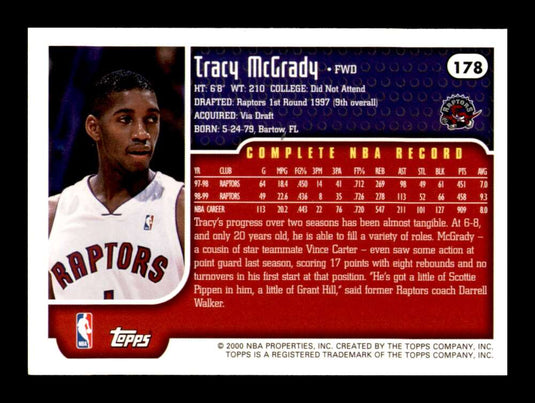 1999-00 Topps Tracy McGrady 