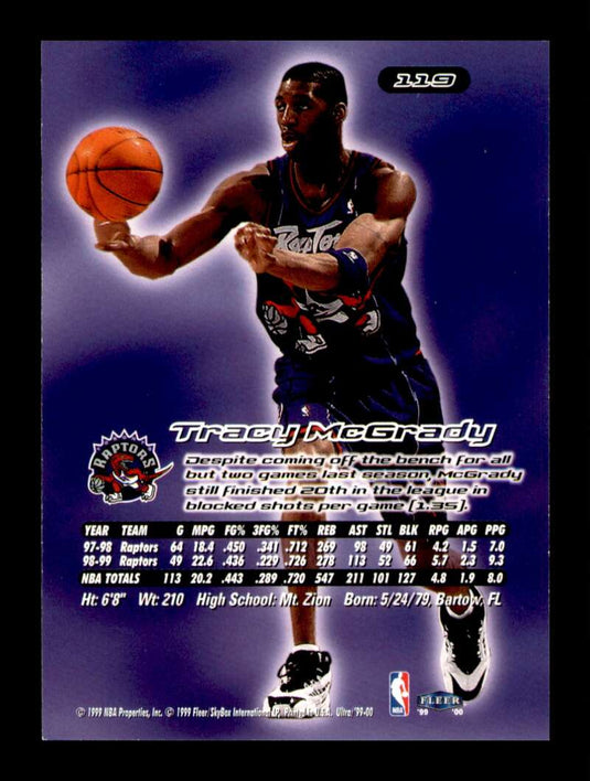 1999-00 Fleer Ultra Tracy McGrady