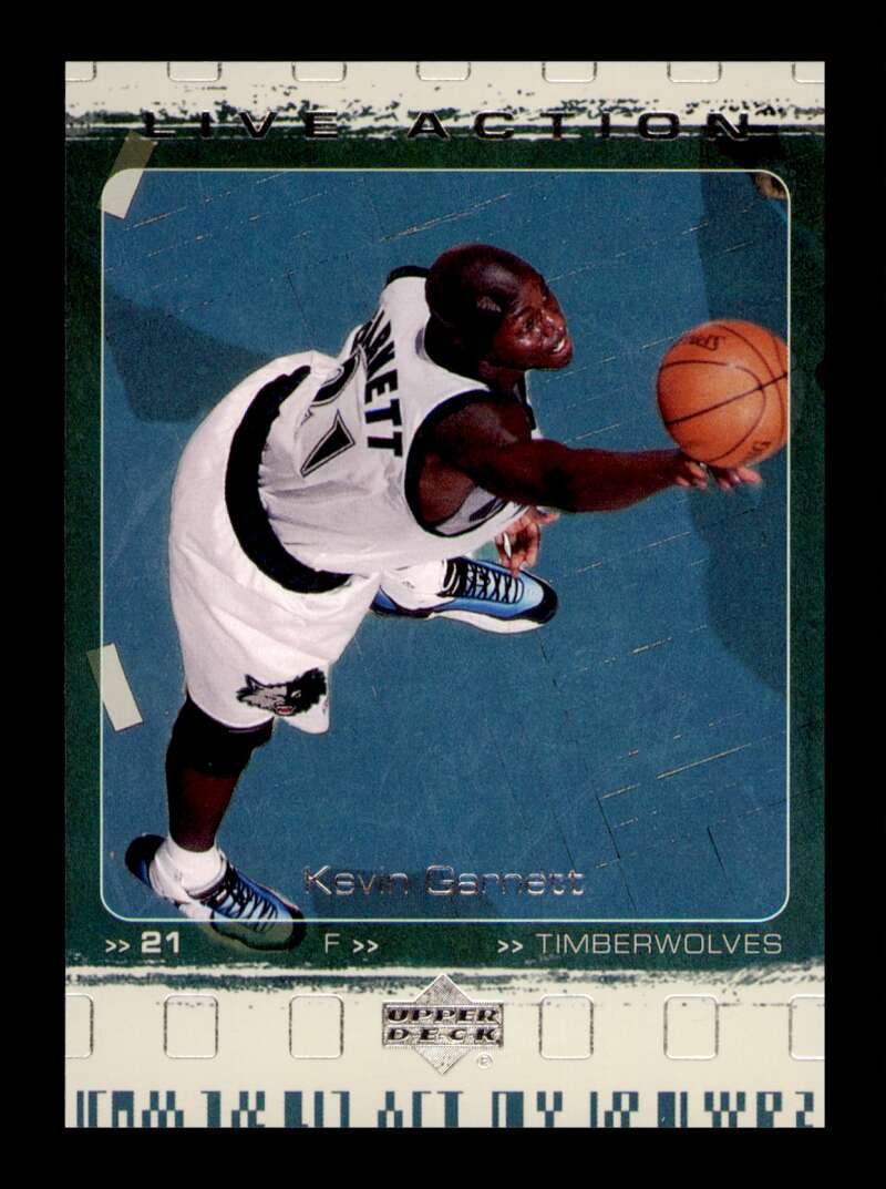 Load image into Gallery viewer, 2000-01 Upper Deck Live Action Kevin Garnett #LA1 Image 1
