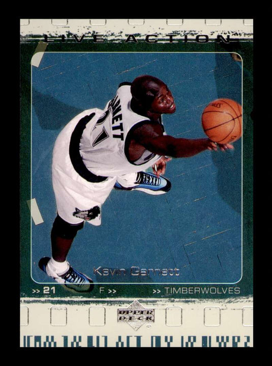 2000-01 Upper Deck Live Action Kevin Garnett 