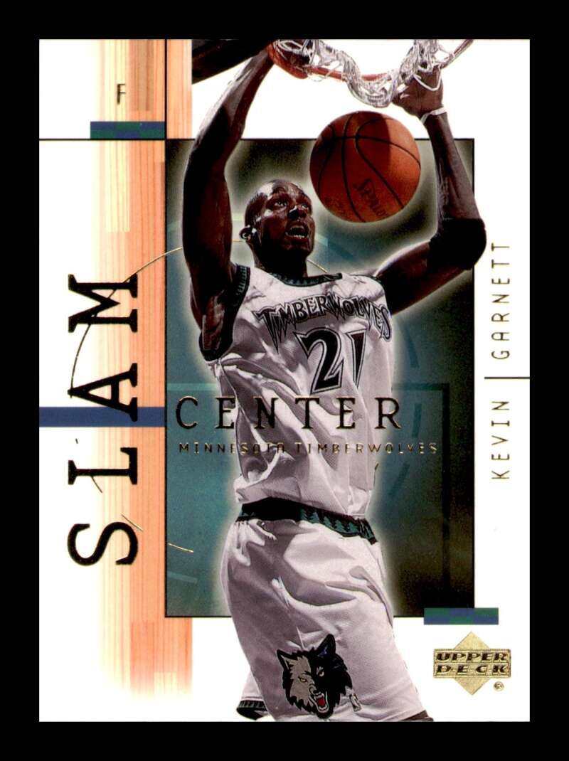 Load image into Gallery viewer, 2001-02 Upper Deck Slam Center Kevin Garnett #SC12 Image 1
