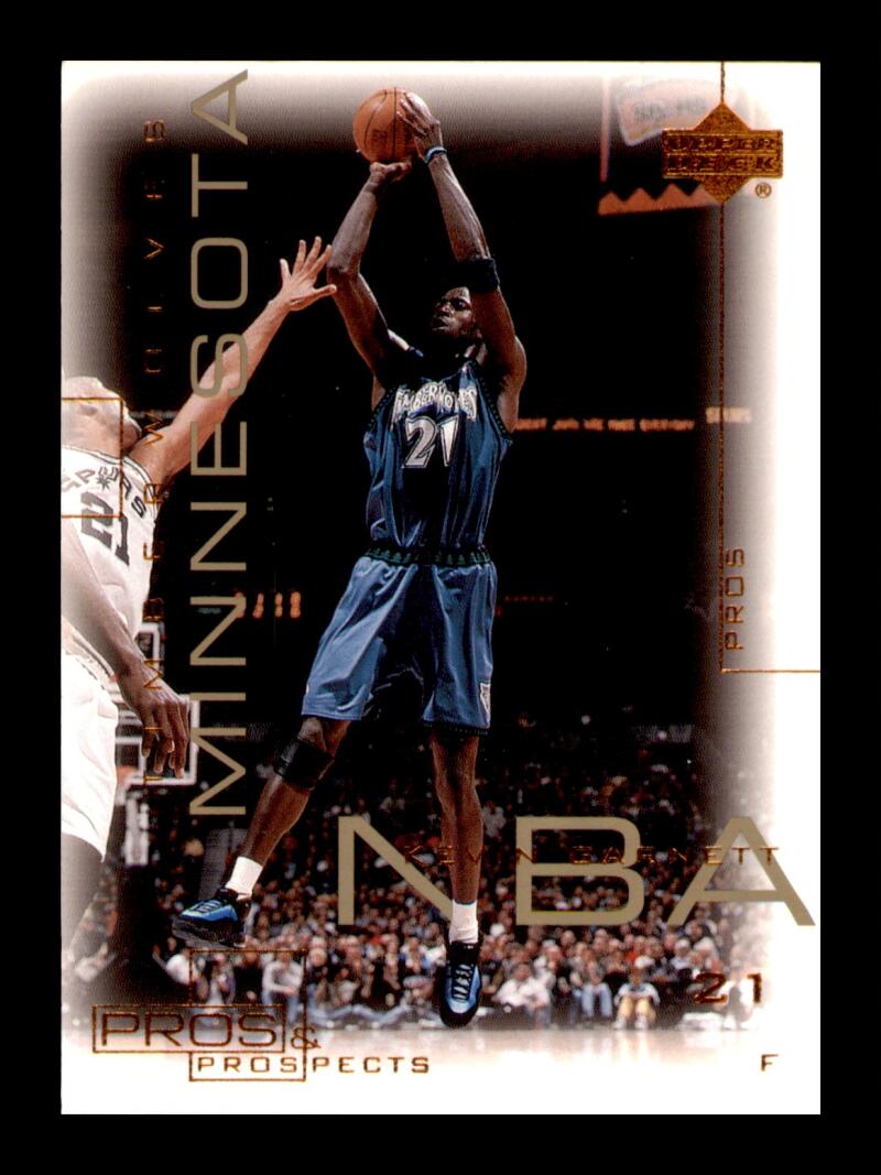 Load image into Gallery viewer, 2000-01 Upper Deck Pros &amp; Prospects Kevin Garnett #47 Image 1
