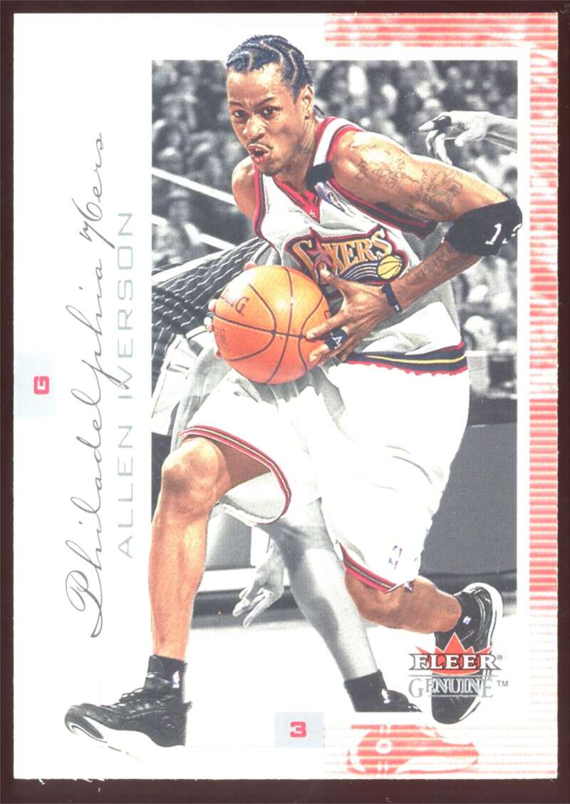 Load image into Gallery viewer, 2000-01 Fleer Genuine Allen Iverson #60 Image 1
