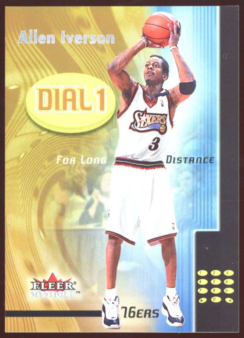 Load image into Gallery viewer, 2000-01 Fleer Mystique Dial 1 Allen Iverson #3 DO Image 1
