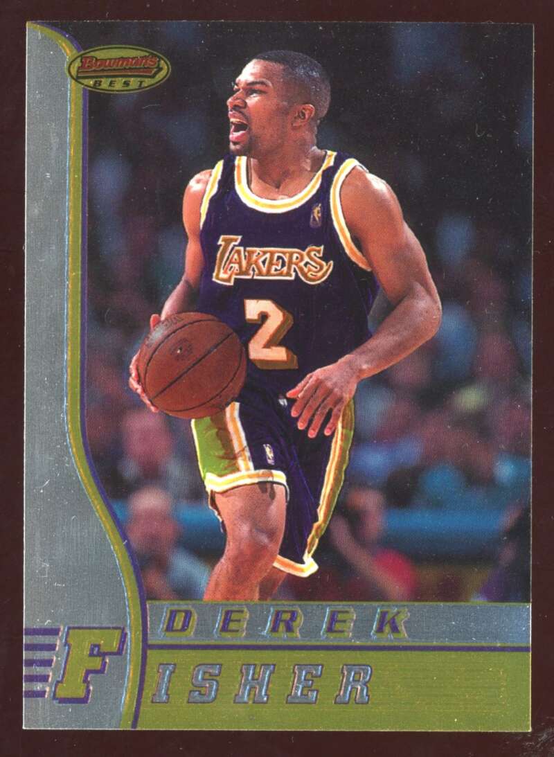 Load image into Gallery viewer, 1996-97 Bowman&#39;s Best Derek Fisher #R15 Rookie RC Image 1
