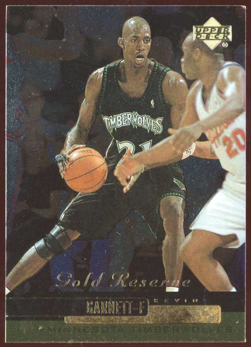 Load image into Gallery viewer, 1999-00 Upper Deck Gold Topps Reserve Kevin Garnett #125 Image 1
