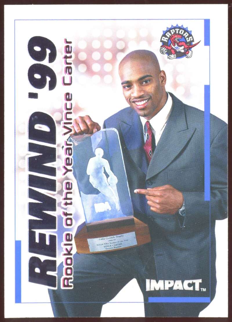 Load image into Gallery viewer, 1999-00 SkyBox Impact Rewind 99 Vince Carter #14RN Image 1
