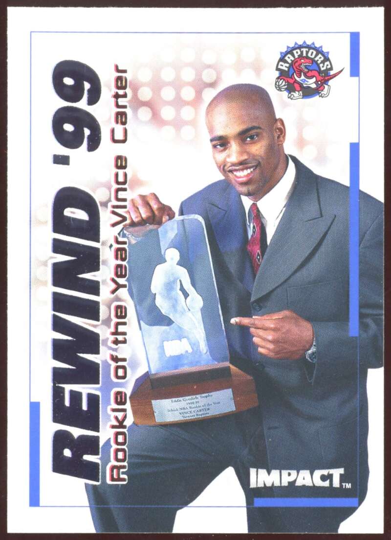 Load image into Gallery viewer, 1999-00 SkyBox Impact Rewind 99 Vince Carter #14RN Image 1
