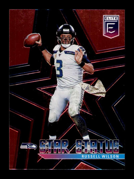 2020 Donruss Elite Star Status Pink Russell Wilson 