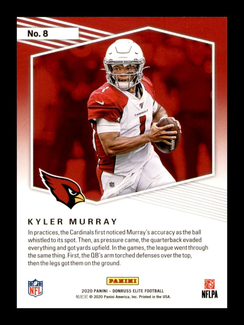 Load image into Gallery viewer, 2020 Donruss Elite Dual Threats Green Kyler Murray #8 Image 2
