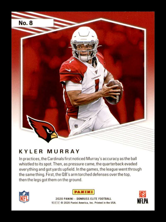 2020 Donruss Elite Dual Threats Green Kyler Murray