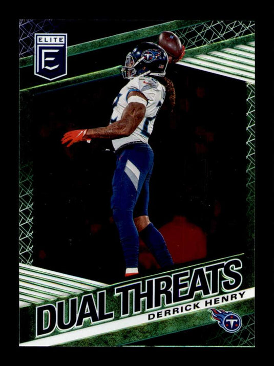 2020 Donruss Elite Dual Threats Green Derrick Henry 