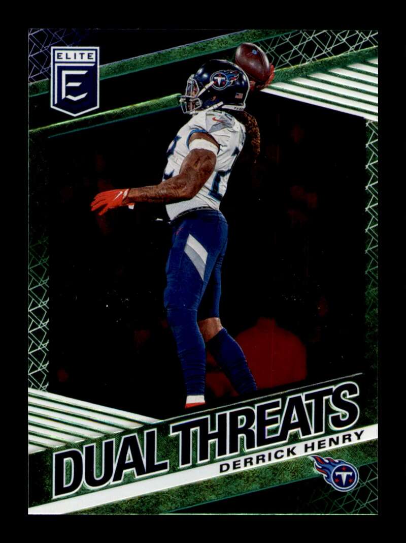 Load image into Gallery viewer, 2020 Donruss Elite Dual Threats Green Derrick Henry #6 Tennessee Titans Image 1
