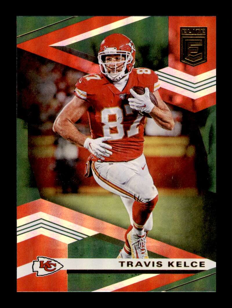 Load image into Gallery viewer, 2020 Donruss Elite Green Travis Kelce #3 Image 1
