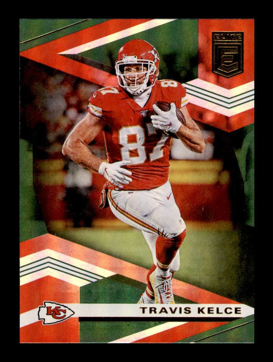 2020 Donruss Elite Green Travis Kelce