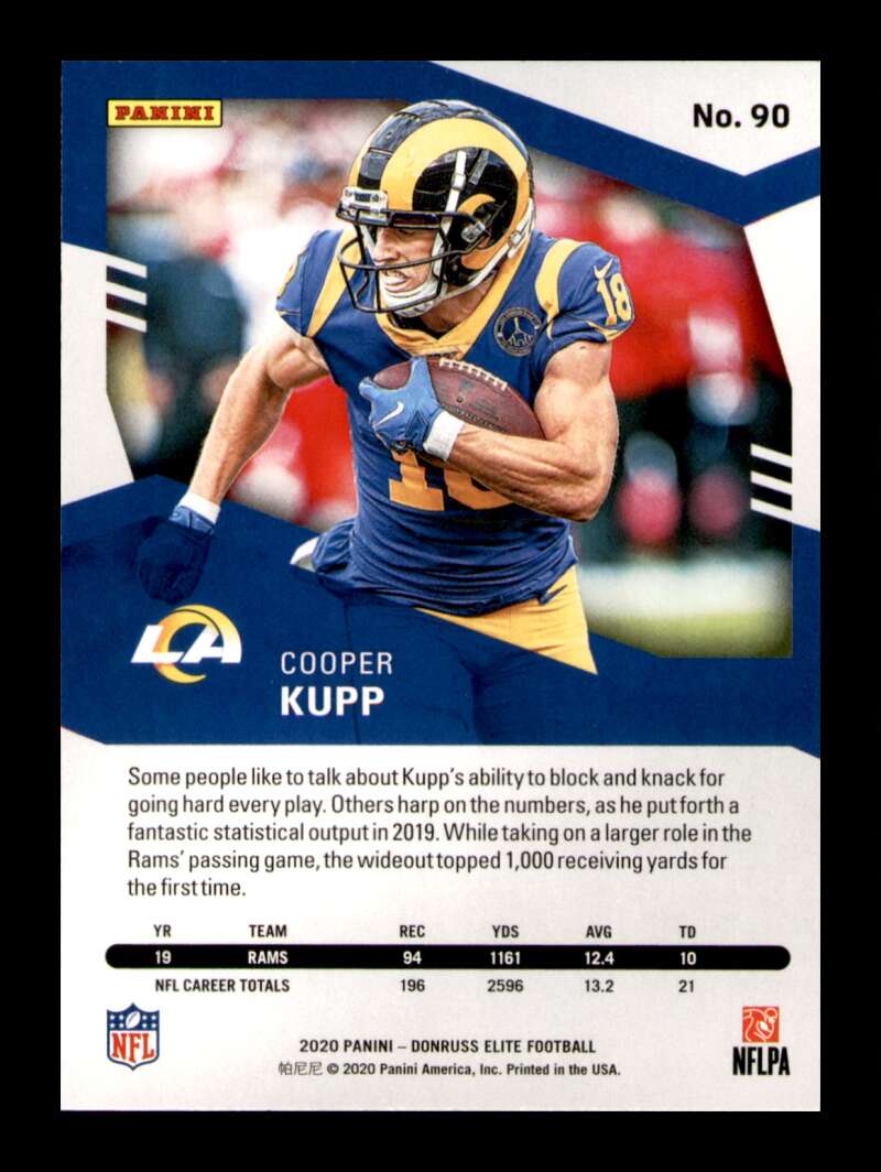 Load image into Gallery viewer, 2020 Donruss Elite Green Cooper Kupp #90 Image 2
