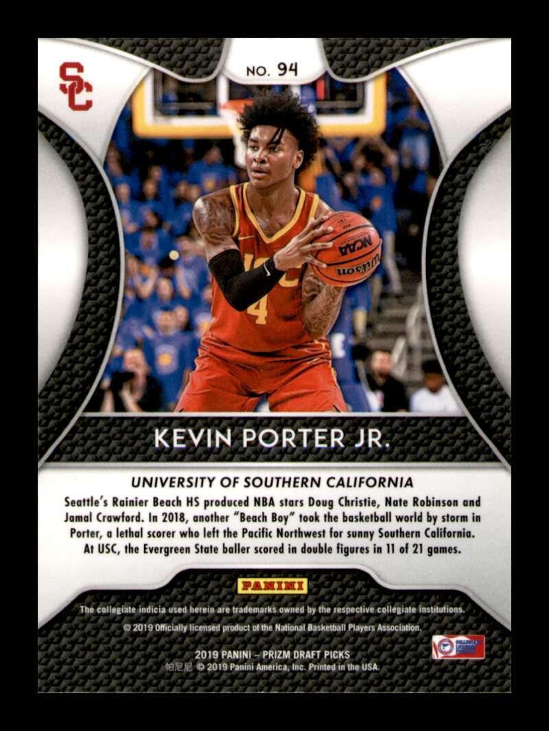 Load image into Gallery viewer, 2019-20 Panini Prizm Draft Kevin Porter Jr. #94 Rookie RC Image 2
