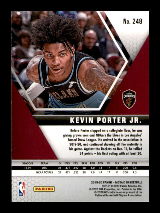 2019-20 Panini Mosaic Kevin Porter Jr.