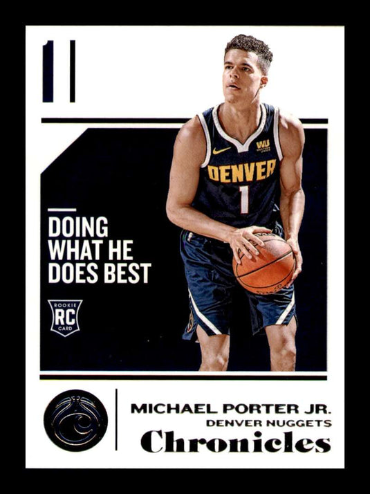 2018-19 Panini Chronicles Michael Porter Jr. 