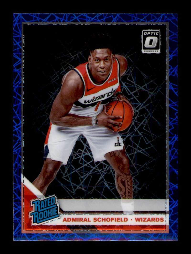 Load image into Gallery viewer, 2019-20 Donruss Optic Blue Velocity Prizm Admiral Schofield #187 Rookie RC Image 1
