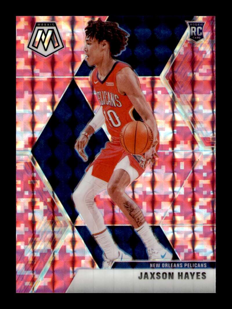 Load image into Gallery viewer, 2019-20 Panini Mosaic Pink Camo Prizm Jaxson Hayes #221 Rookie RC Image 1
